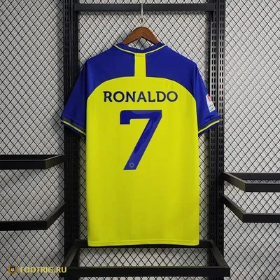 RONALDO 7 Аль-Наср 2022-2023 домашняя футболка ⚽️ Купить от 2 190 руб. в  интернет-магазине спортивной атрибутики — footrig