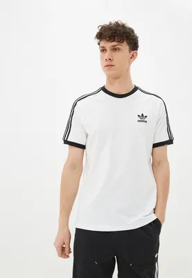 Футболка adidas Originals 3-STRIPES TEE, цвет: белый, AD093EMLWYC7 — купить  в интернет-магазине Lamoda