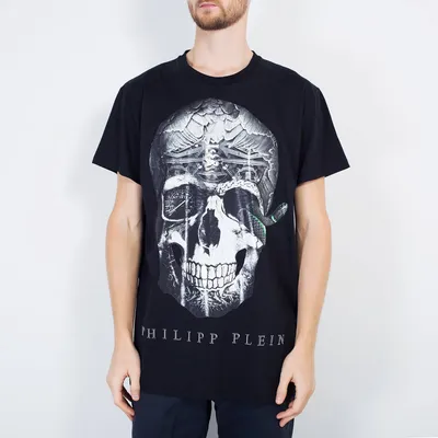 Футболка Philipp Plein черная, - купить за 6750 ₽ | SFS