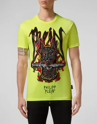 Футболка Philipp Plein белая, - купить за 6000 ₽ | SFS