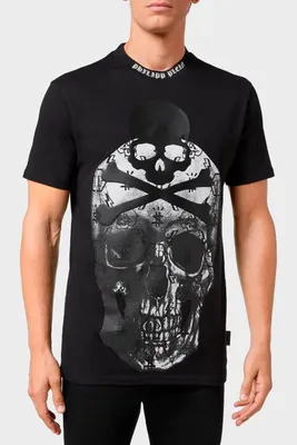 Футболка Philipp Plein Skull белая | RCC SPORT