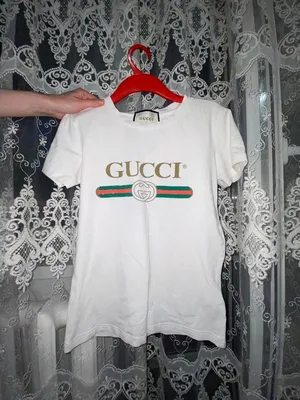 Футболка Gucci New Logo Tee – купить из-за границы через сервис  «CDEK.Shopping»