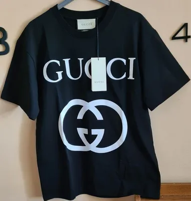 Футболка GUCCI купить за 18 850 ₽ в интернет-магазине Excelsior, арт:  616036 XJCOQ, цвет: Синий, пол: мужской