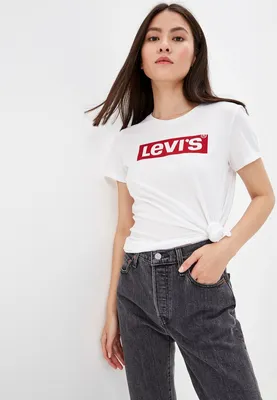 Футболка Levi's®, цвет: белый, LE306EWBPLQ6 — купить в интернет-магазине  Lamoda