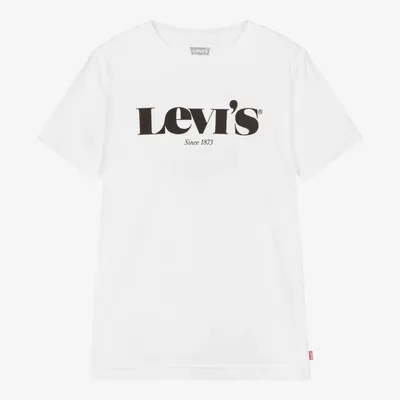 Levi's - Белая футболка для подростков | Childrensalon Outlet