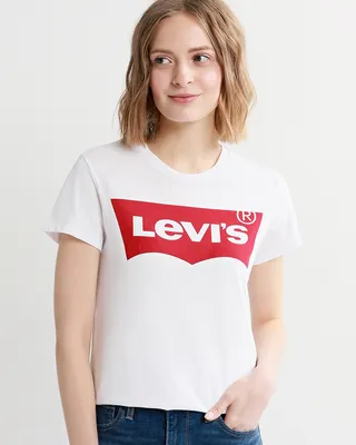 Футболка Levi's, размер 50, цвет белый, 100% ХЛОПОК - купить по выгодной  цене в интернет-магазине OZON (144055654)