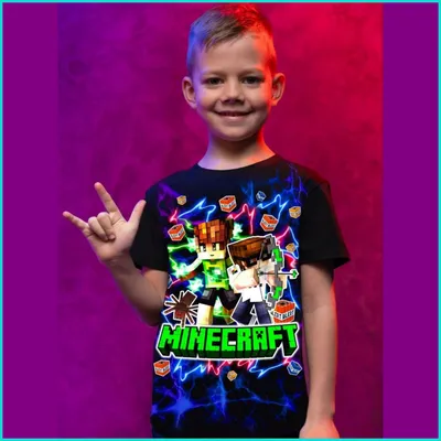 Minecraft футболка, футболки Майнкрафт: 260 грн. - Одежда для мальчиков  Киев на Olx