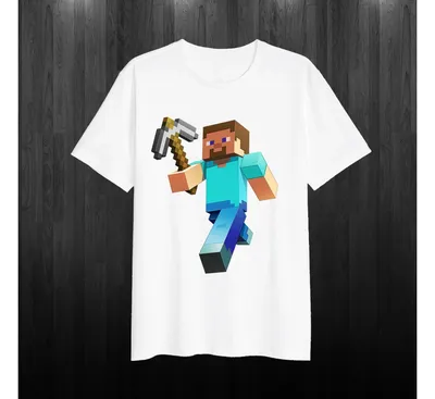 Футболка с 3D принтом на тему: Minecraft Джунгли Детские и взрослые размеры  | Booom Shop