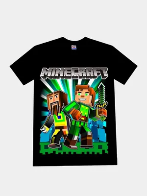 Футболка МАЙНКРАФТ MINECRAFT ПИКСЕЛИ Minecraft | AliExpress