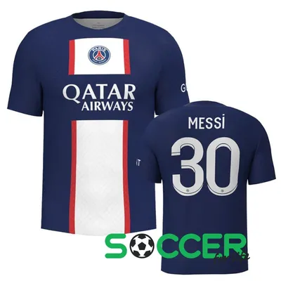 Новая Футболка ПСЖ Месси 30 (PSG Messi 30) 2022-2023 игровая/повседневная  10223912 цвет: темно-синий 91295 купить в SOCCER-SHOP - Футбольный  интернет-магазин