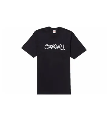 Футболка Supreme Handstyle Tee Black - Оригинал Купить Киев, Цена - Украина