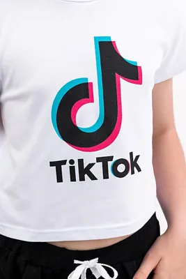 Футболка Tik Tok, комплект из двух предметов, спортивный костюм, рубашка с  коротким рукавом + джинсовые шорты, уличная одежда и штаны, комплекты для  девочек | AliExpress