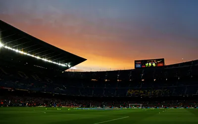Красивый Футбольный стадион ночью; …» — создано в Шедевруме
