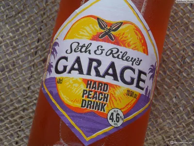 Пиво Балтика Seth \u0026 Riley's Garage Hard Peach Drink - «Гараж Персик - еще  один новый сочный летний вкус в линейке Seth \u0026 Riley's» | отзывы