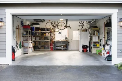 Американский гараж внутри - 75 фото