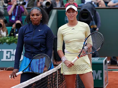 NEWSru.com :: Гарбинье Мугуруса победила Серену Уильямс в финале Roland  Garros