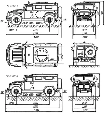 ГАЗ 2330 Тигр 2005, 2006, 2007, 2008, 2009, джип/suv 5 дв., 1 поколение  технические характеристики и комплектации