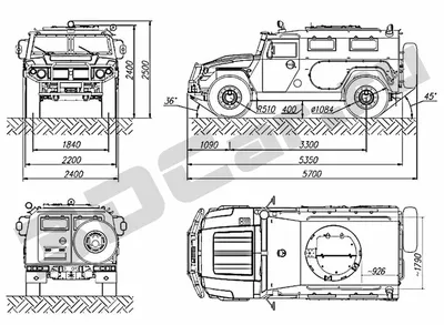 GAZ-2330 Tigr v0.3 for Spin Tires