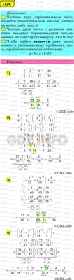 Номер №1124 - ГДЗ по Математике 6 класс: Мерзляк А.Г.
