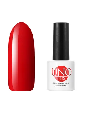 Купить гель лак для ногтей UNO для маникюра и педикюра, плотный стойкий  яркий алый, красный, 8 мл, цены на Мегамаркет | Артикул: 100031290018