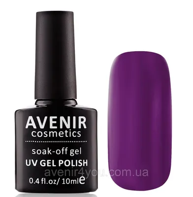 Гель-лак AVENIR Cosmetics №80 Фиолетовый: продажа, цена в Киеве. Гель-лаки  от \