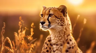 Cheetah Wallpaper 4K, Closeup, Ultrawide, Wild animal