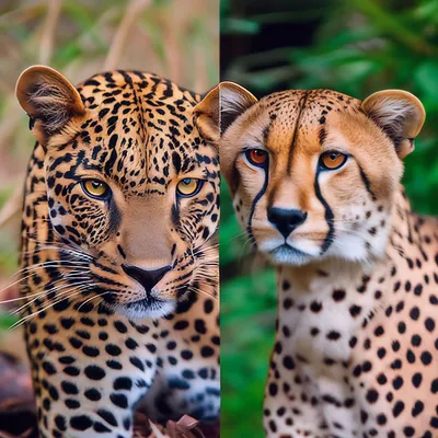 Леопард или гепард?» — создано в Шедевруме
