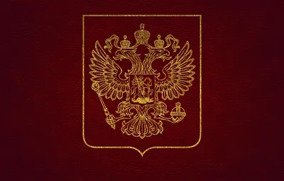 Обои кожа, золотой, герб, россия, красная, двуглавый орел, герб России  картинки на рабочий стол, раздел разное - скачать