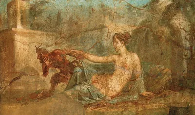 Что за сцена разыгрывается на этой фреске из Помпей? | Александр имхо | Дзен