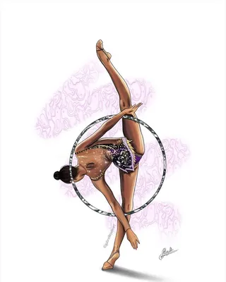 Картинки гимнастка (50 фото) » рисунки для срисовки на Газ-квас.ком