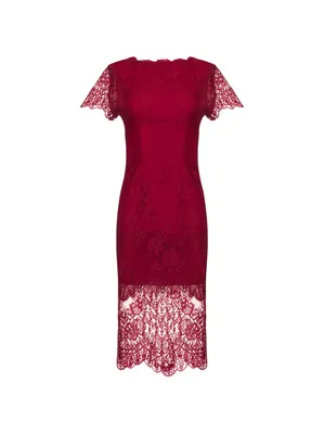 Гипюровое платье миди O'BLANC для женщин - купить за 95050 тг. в  официальном интернет-магазине Viled, арт. RTW18019.BRD_S