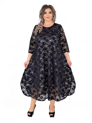 Платье гипюровое больших размеров оверсайз ASY BEM 132897352 купить за 2  085 ₽ в интернет-магазине Wildberries