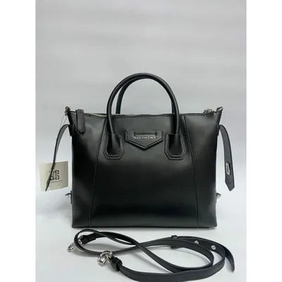 Givenchy Medium Antigona Shiny Smooth Leather Bag in Gray | Lyst