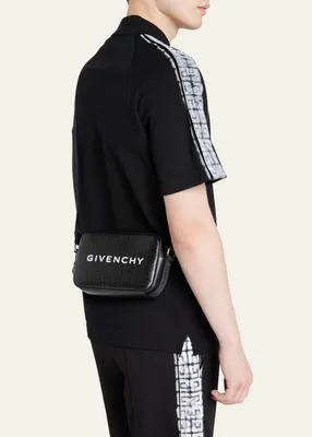 Givenchy Men's 4G-Embossed Logo Crossbody Camera Bag - Bergdorf Goodman