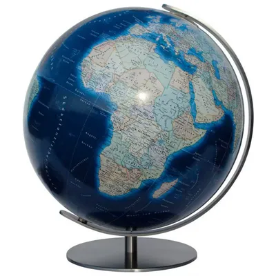 Светильник настольный глобус 40 см Columbus Duo Azzurro Globe (244081 E) |  TWLV