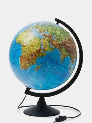 Интерактивный глобус Земли физико-политический рельефный, 320 мм за 2900 ₽  купить в интернет-магазине KazanExpress