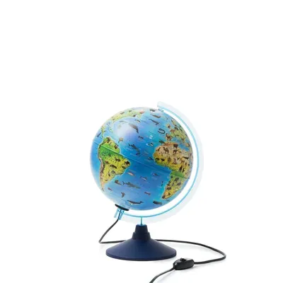 Купить Интерактивный Зоогеографический Глобус, 25 см (подстветка от сети,  очки ВР) в Алматы от компании \