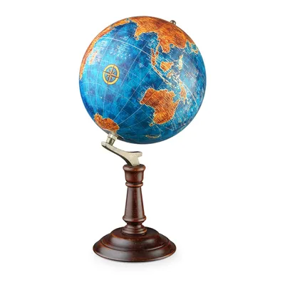Глобус географический ручной работы – купить онлайн на Ярмарке Мастеров –  MCA4ERU | Статуэтка, Москва