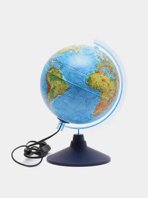 Интерактивный глобус Земли физико-политический с подсветкой,210 мм за 1724  ₽ купить в интернет-магазине KazanExpress