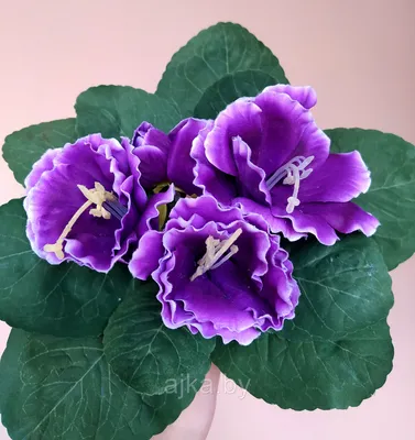 Искусственное растение Глоксиния фиолетовая