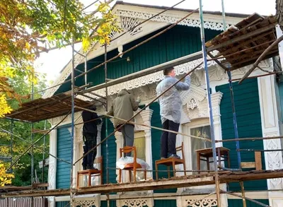 Добровольцы возвращают исторический вид дому на улице Гоголя в Пензе —  Общество — Пенза СМИ