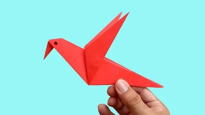 Ютуб видео: Голубь Мира из бумаги. Paper dove of paper