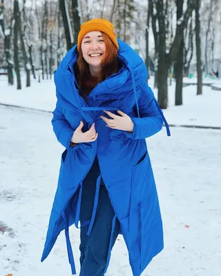 Светло-голубой пуховик из эко-меха #LikeYana доступен на сайте 🤍 The light  blue eco-fur puffer jacket by #LikeYana is available on the… | Instagram