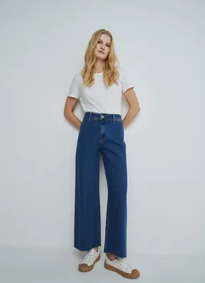 Light Blue Denim Low Rise Straight Leg Jeans | Parallel – motelrocks-com-us