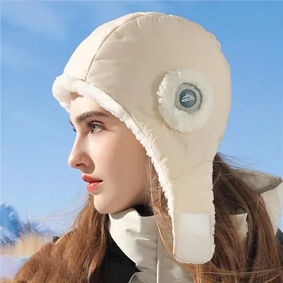 Ветрозащитные зимние шапки для женщин и мужчин. Пуловер с мягкой  подкладкой. Теплая пилотная шапка. Кепка для защиты ушей. – лучшие товары в  онлайн-магазине Джум Гик