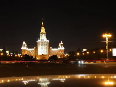 Обои для рабочего стола МГУ, Москва фото - Раздел обоев: Вокруг света