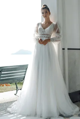 Свадебные платья в греческом стиле - купить недорого греческое свадебное  платье (в стиле ампир) в СПб