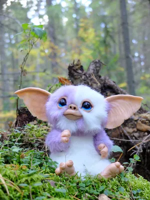 Могвай Гизмо Гремлин Гремлины Gizmo Mogwai Art doll Gremlins – заказать на  Ярмарке Мастеров – GP2GFBY | Мягкие игрушки, Пермь