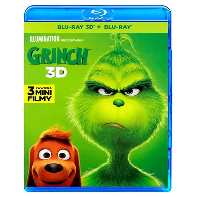 Купить blu-ray диск с фильмом Гринч 3D + 2D (2 Blu-ray) The Grinch в  интернет-магазине Bluraymania. Лицензионный Blu-ray диск!