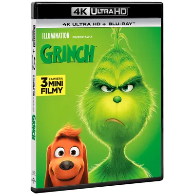 Гринч (4K UHD + Blu-ray) - купить фильм The Grinch на 4K UHD Blu-ray диске  в интернет магазине Bluraymania.com.ua
